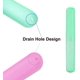 thumbnail image 3 of 2 estuches para cepillos de dientes, estuche portátil para cepillos de dientes, protector para cabezales de cepillos de dientes, apto para viajes, uso doméstico, amarillo + rosa, 3 of 4