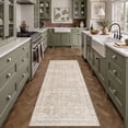 thumbnail image 2 of PureCozy 2'x6' Runner Rugs for Hallway Entrance Bedroom Entryway Kitchen Non Slip Oriental Traditional Vintage Beige Washable Runner Rugs, Beige, 2 of 5