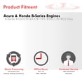 thumbnail image 4 of AJP Distributors JDM Low Profile Aluminum Engine Slim Valve Cover Cap Washer Bolts Hardware Dress Up Kit Gold Compatible/Replacement For Honda Civic Acura Integra B16 B17 B18 B Series DOHC VTEC Motor, 4 of 4