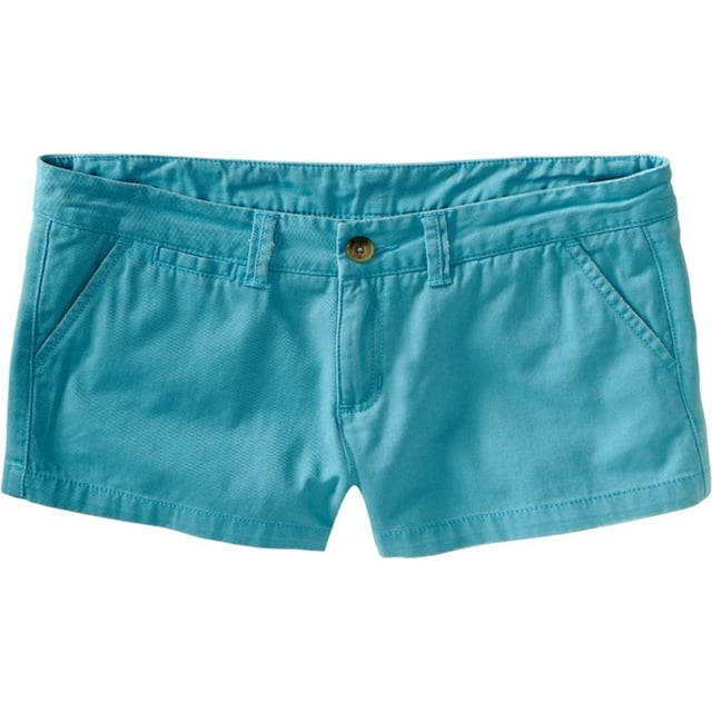 Aeropostale Womens A87 Casual Chino Shorts, Azul, 11/12