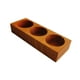 thumbnail image 5 of Organizador de almacenamiento con soporte de exhibición de aceites esenciales, estante compacto con 3 ranuras para aceites de masaje, mesa de madera,, 5 of 9