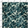 thumbnail image 2 of Soimoi Blue Fabric - By the Yard - 54 Inch Wide - Leaves Print Fabric - Nature - Inspired Elegance for Apparel and Decor Printed Fabric, 2 of 6