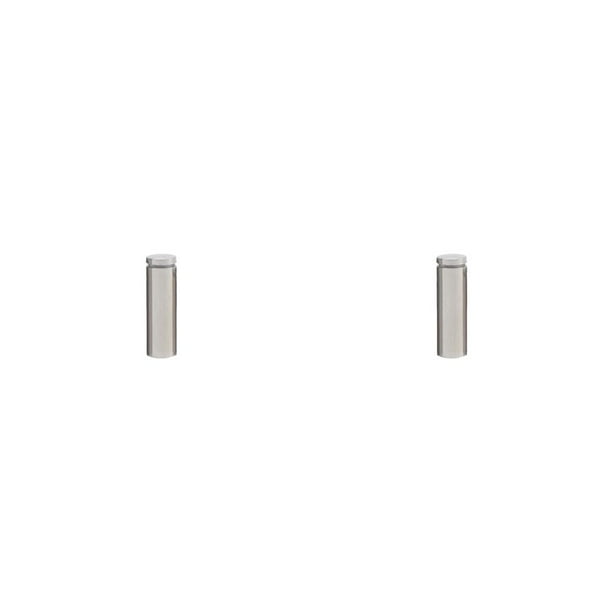Scienceny Tornillo publicitario, duradero, de alto brillo, diseño aerodinámico, espejo de cristal, tuerca a prueba de arañazos, perno, soporte para 16x60mm 2piezas Scienceny CBP383106