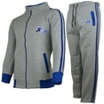 thumbnail image 1 of X-2 Mens Athletic Full Zip Fleece Tracksuit Jogging Sweatsuit Activewear, 1 of 2