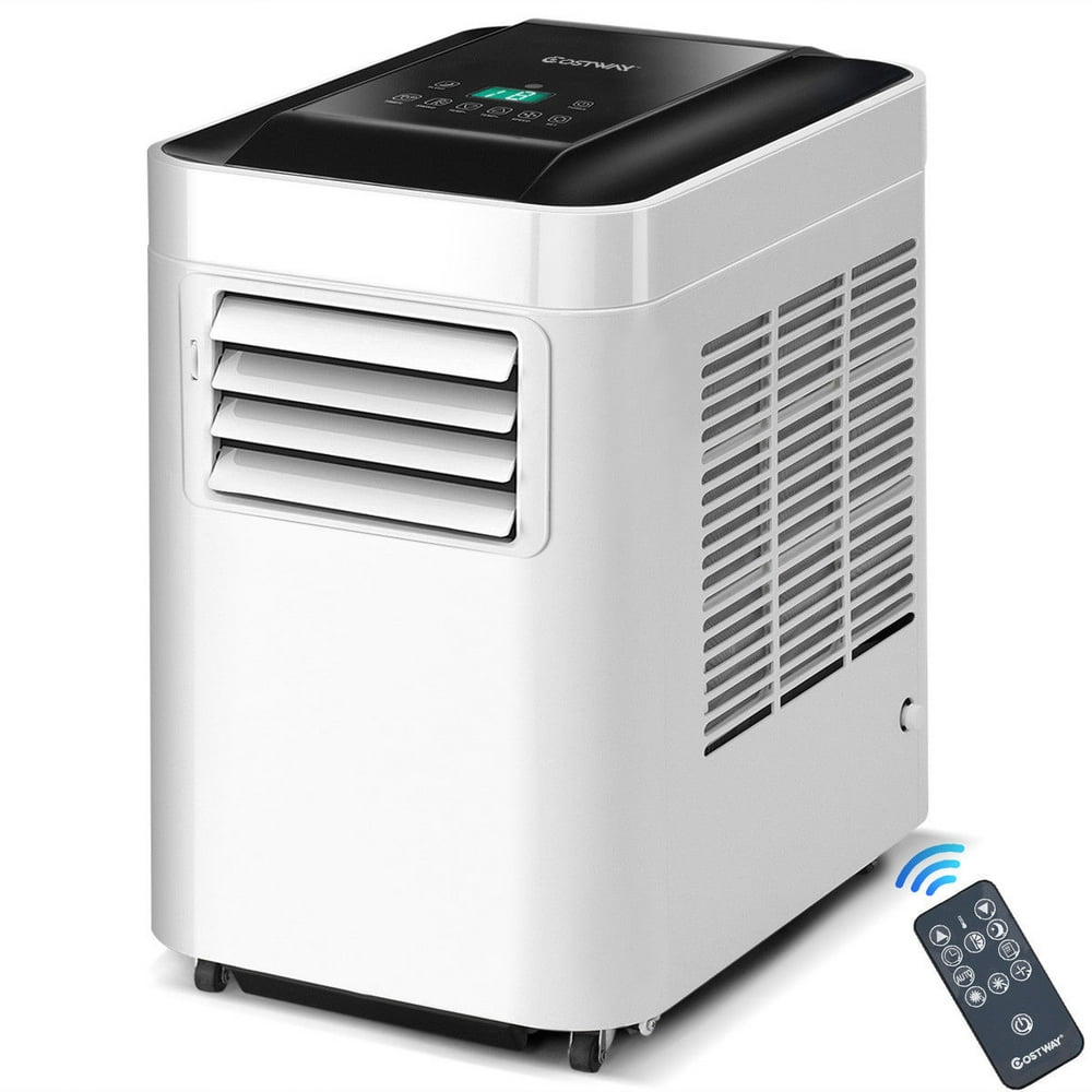 Costway Portable Air Conditioner 10000BTU AC Unit & Dehumidifier LCD W Remote Control Walmart