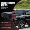 thumbnail image 5 of MB652291 Hazard Warning Lights Switch Push Button for Mitsubishi Pajero Shogun MK2 1991-1995 1996 19, 5 of 5