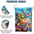 thumbnail image 3 of Summer Garden Flags 12x18 Double Sided Spring Butterfly Garden Flag Flower Welcome Flags for Outside Floral Yard Flags Outdoor Front Porch Decor, 3 of 6