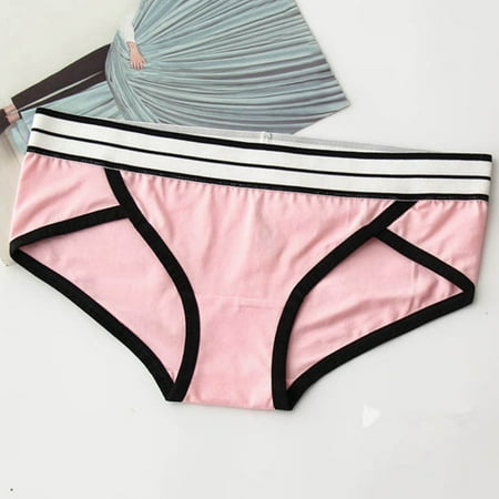 

Ykohkofe Women Comfortable Underwear Sports Bag Hip Wide Hem Briefs