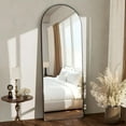 thumbnail image 2 of GRAHMCY 71"x 26" Arched Full Length Mirror Full Body Floor Mirrors, Black, 2 of 6