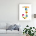 thumbnail image 3 of Trademark Fine Art 'Floral Alphabet Letter X' Canvas Art by Farida Zaman, 3 of 4