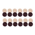 thumbnail image 1 of LEEYNEER 24 Pieces Wooden Checkers Pieces Brown & for Traditional Games Parts, 1 of 8