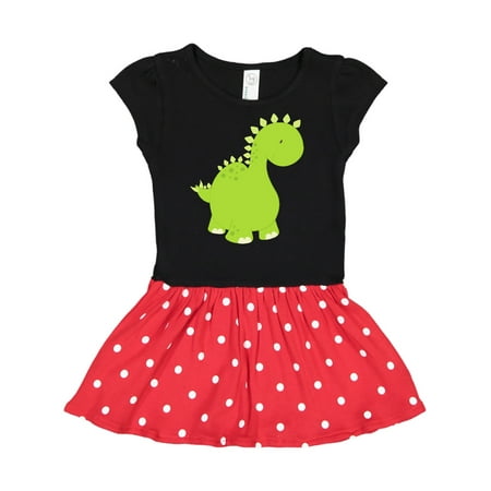 

Inktastic Cute Little Dinosaur Baby Dino Stegosaurus Gift Toddler Girl Dress