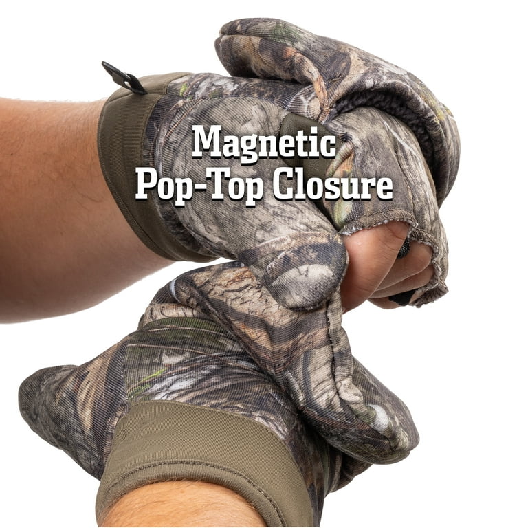 Hunworth Men's Scout Heat Boost™ Lined, Hunting Pop Top Glove (Mossy Oak  DNA®) – Size L/XL