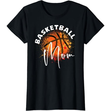 Basketball Mom Tee Mother's Day Mama Mother Holiday T-Shirt