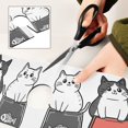 thumbnail image 6 of Yayeee Faucet Mat for Kitchen Sink 14.7" Diatomite Long Splash Guard Pad, Black Chubby Cat, 6 of 7