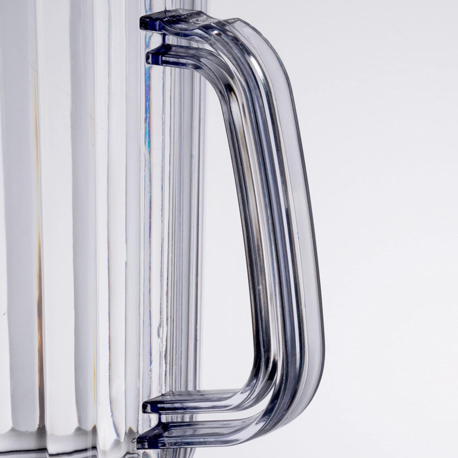 TrueCraftware- Set of 2 Three Spouts 32 oz Water Pitcher Polycarbonate Clear Color -Beverage Beverage Serveware Carafe Clear Pitcher for Mimosa Bar Brunch Cold Water Juice Milk Iced Tea Lemonade