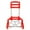 Red, variant on Tcbosik Folding Hand Truck, Collapsible Aluminum Luggage Dolly, Portable Truck Trolley for Moving Travel Shopping Airport Office, 165lbs Capacity, Black