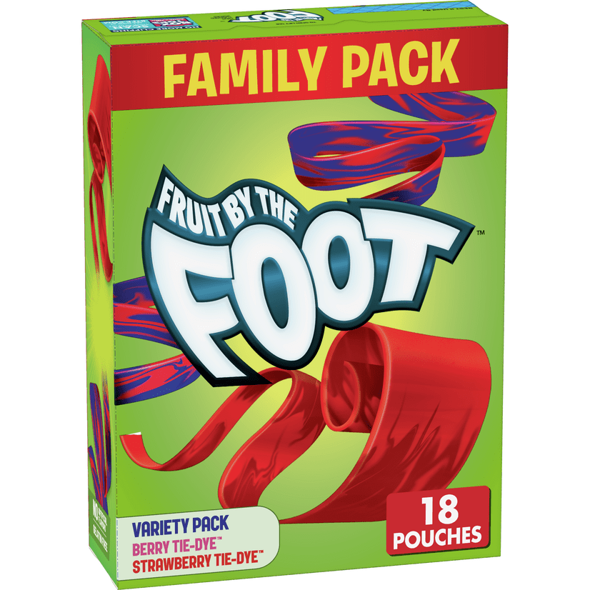 Fruit by the Foot, Fruit Snacks, Berry and Strawberry, 13.5 oz