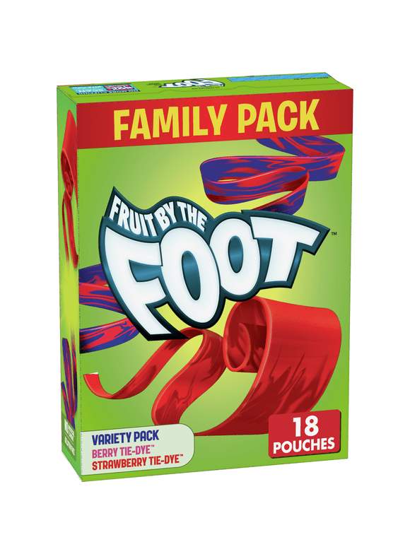 Fruit by the Foot, Fruit Snacks, Berry and Strawberry, 13.5 oz