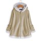 thumbnail image 1 of Chaqueta De Felpa De Otoño Invierno A La Moda Para Mujer, Abrigo De Costura Holgado De Manga Larga Para Mujer Likrtyny Mujer, 1 of 3