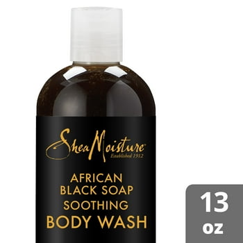 SheaMoisture Soothing Body Wash African Black Soap, 13 Oz.