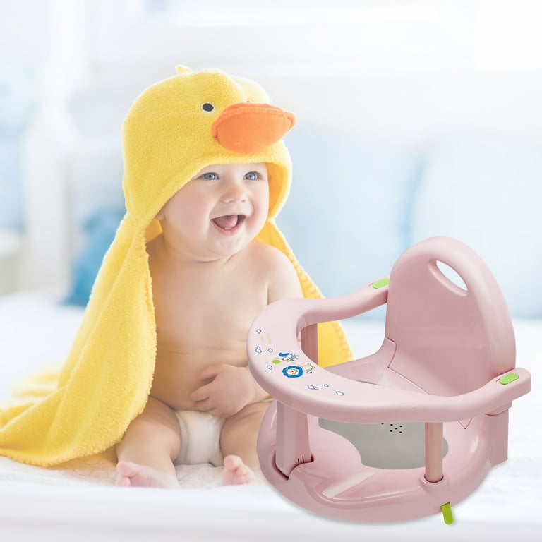 EWODOS Baby Safety Bath Seat Foldable Shower Chair with Support Non Slip Bathtub Seater Walmart