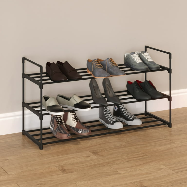 3-Tier Shoe Rack, for Entry Closet,Storage ,Floor Organizer, Non