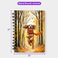 thumbnail image 5 of Welcome Fall Afghan Hound Strolling Through the Autumn Maple Forest Spiral Bound Journal Dog Lover 5x7in Spiral Notebook - 12012, 5 of 5