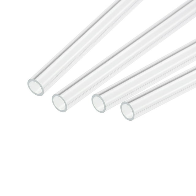 Unique Bargains Tube Acrylique Rigide Rond Transparent 6mm ID 8mm OD 14 Pieds pour Lampes et Lanternes, Système de Refroidissement par Eau 4 Pcs