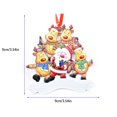 thumbnail image 2 of Toystoory Decoración colgante de Navidad para Hotel en casa, fiesta, banquete, árbol de Navidad portátil, ventana, colgante de resina alegre para Kits de decoración para fiestas 5 cabezas Toystoory HA069810-04B, 2 of 6