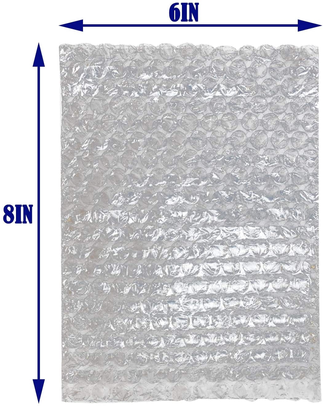 100 - 6x8 Bubble Out Pouches Bags Wrap Cushioning Self Seal Clear 6" x 8"