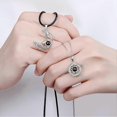 thumbnail image 3 of 2pcs Nano-micro Technology Magnetic Couple Necklaces Gift 100 Languages I Love You Projection Necklaces For Anniversary, 3 of 5