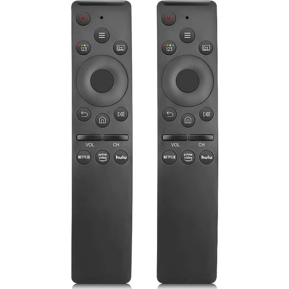 Pack of 2 Replacement Remote for All Samsung Smart TVs,with Prime-Video and Hulu Shortcut Buttons