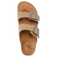 thumbnail image 2 of Time and Tru Women's Two Band Slide Sandals, 2 of 7