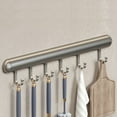 thumbnail image 5 of Wall-Mounted Kitchen Utensil Organizer | Aluminum Spatula Spoon Hanger | No-Drill Adhesive Installation | 20ML Glue Included | Holds Up to 10kg | Space Saving Storage for Spoons, Ladles & Tools, 5 of 5
