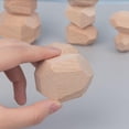 thumbnail image 3 of 1 Paquete de Piedras Coloridas de Juguete para Desarrollar de Capacidad de Pensamiento Lógico de Niños 10 piezas de madera Salvador piedras apilables, 3 of 8
