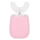 thumbnail image 4 of Children Electric Toothbrush Teeth Cleaning Massage UShape Waterproof Automatic Toothbrush(Pink ), 4 of 5