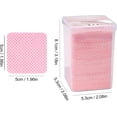 thumbnail image 2 of 200 PCS Lint Free Nail Wipes, Non-Woven Cotton Pads for Gel Polish Remover and Lash Extension Glue Cleaning, Professional Manicure Supply (K), 2 of 7