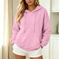 thumbnail image 7 of Enjoytime Hoodies for Women Back Wing Print Long Sleeve Pullover Hooded Sweatshirt Comfy Casual Fashion Clothing with Pocket, 7 of 7
