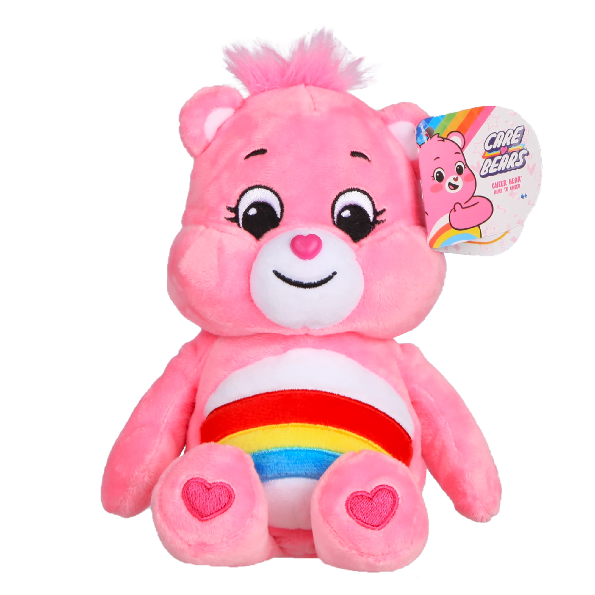 Care Bears 9 inch Bean Plush - Cheer Bear - Soft Huggable Material!