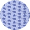 thumbnail image 1 of Ahgly Company Machine Washable Indoor Round Transitional Light Slate Blue Area Rugs, 4' Round, 1 of 7