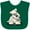 Green, variant on Inktastic Curious Wheaten Terrier Boys or Girls Baby Bib