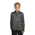 thumbnail image 1 of Sport-Tek Boy's PosiCharge Electric Heather Colorblock 1/4-Zip Pullover., 1 of 1