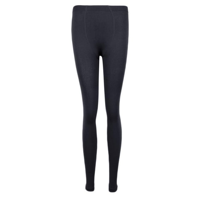 Leggings TÉRMICOS sin pies Hugo Gris para mujer Forrados de vellón