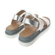 thumbnail image 3 of Sandalias Ariana color plata con cintas ajustables y suela confort 26.0 Dorothy Gaynor Sandalias Ariana color plata con cintas ajustables y suela confort 26.0, 3 of 6