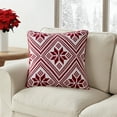 thumbnail image 2 of My Texas House Noah Acrylic Decorative Pillow Cover, 20" x 20", Savvy Red, 2 of 6