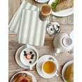 thumbnail image 4 of Green Stripe Kitchen Dish Towels for Drying Dishes Set of 3, Modern Farmhouse Geometric Striped Waffle Weave Microfiber Hand Tea Bathroom Towels Quick Dry & Absorbent Towel 15.7x23.6, 4 of 7