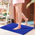 thumbnail image 5 of 1Pc Bathroom Mat Clearance! Nomeni Royal Blue Chenille Living Room Bathroom Absorbent Floor Mat (45×70Cm) C, Bathroom Rugs Promotion Sale!, 5 of 9
