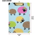 thumbnail image 3 of Coolnut Sheep Clipboard, Acrylic Standard A4 Letter Size Clip Board with Low Profile Clip for Office, Classroom, Doctor, Nurse and Teacher Gifts, 3 of 7