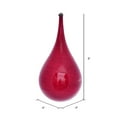 thumbnail image 2 of Vickerman 4" Red Wood Grain Teardrop Christmas Ornament, Pack of 2, 2 of 3